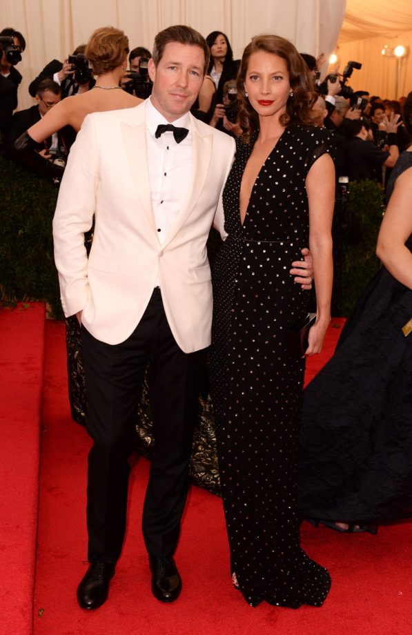 Edward Burns And Christy Turlington Burns At The Met Ball, 2014