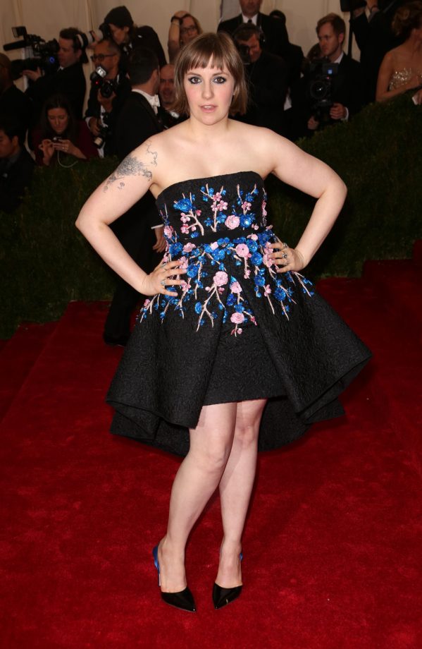 Lena Dunham At The Met Ball, 2014