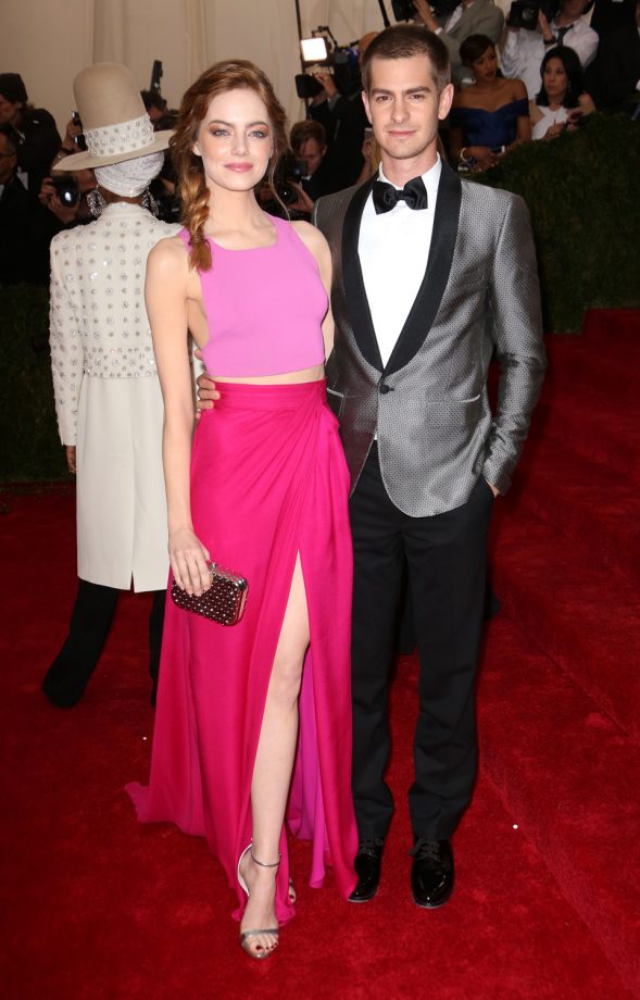 Emma Stone And Andrew Garfield At The Met Ball, 2014