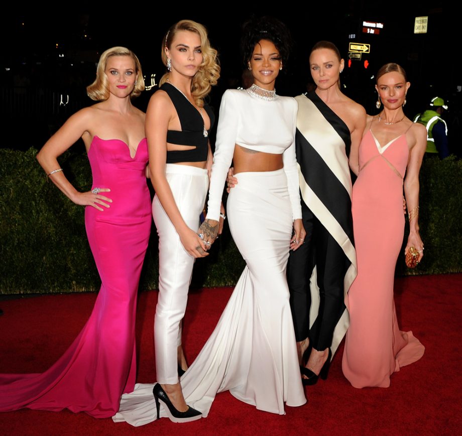 Reese Witherspoon, Cara Delevingne, Rihanna, Stella McCartney And Kate Bosworth At The Met Ball, 2014