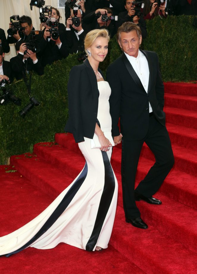 Charlize Theron And Sean Penn At The Met Ball, 2014