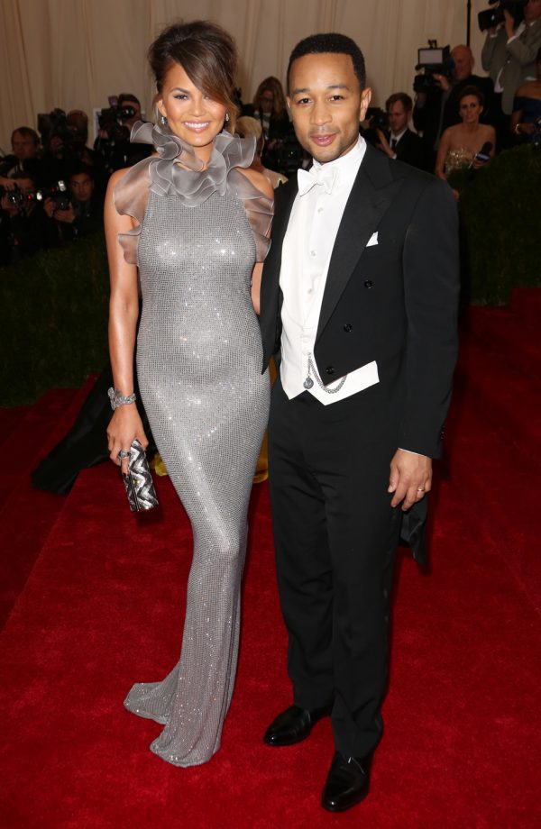Chrissy Teigen And John Legend At The Met Ball, 2014