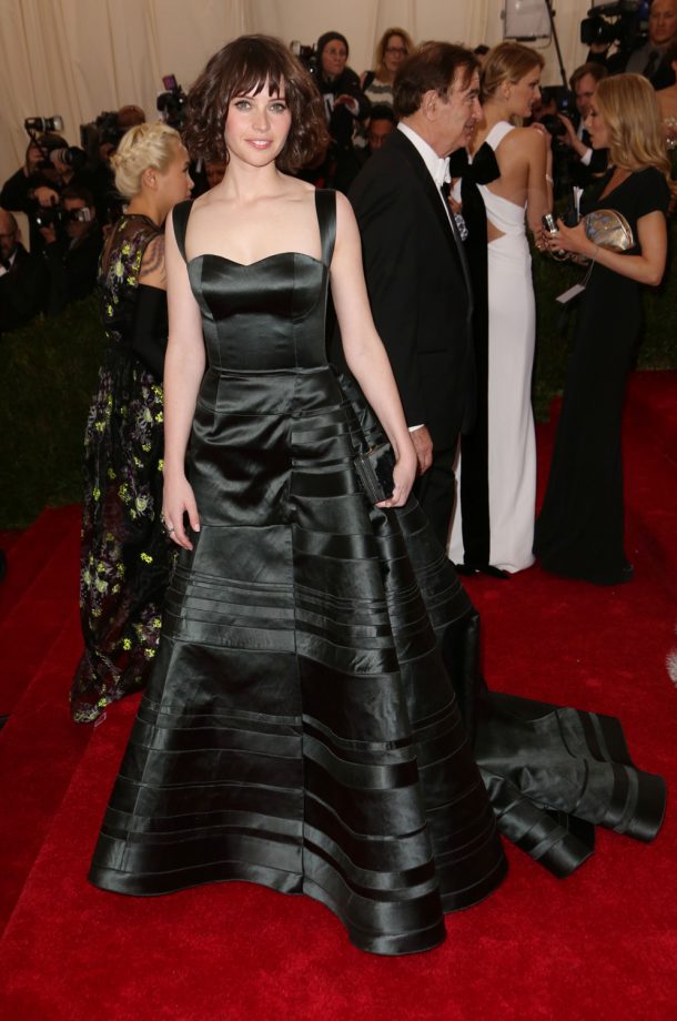 Felicity Jones At The Met Ball, 2014