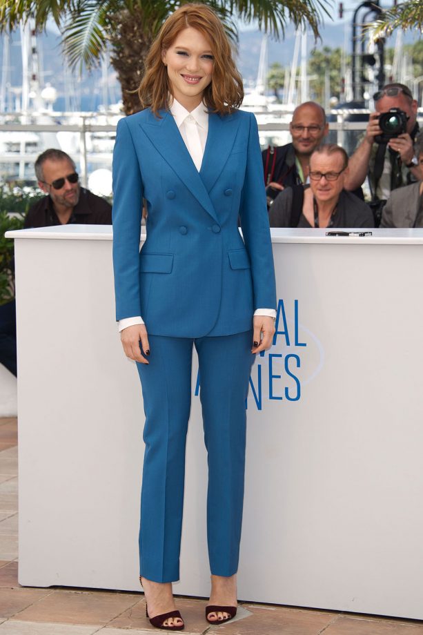 Léa Seydoux At The 'Saint Laurent' Photocall At Cannes Film Festival, 2014