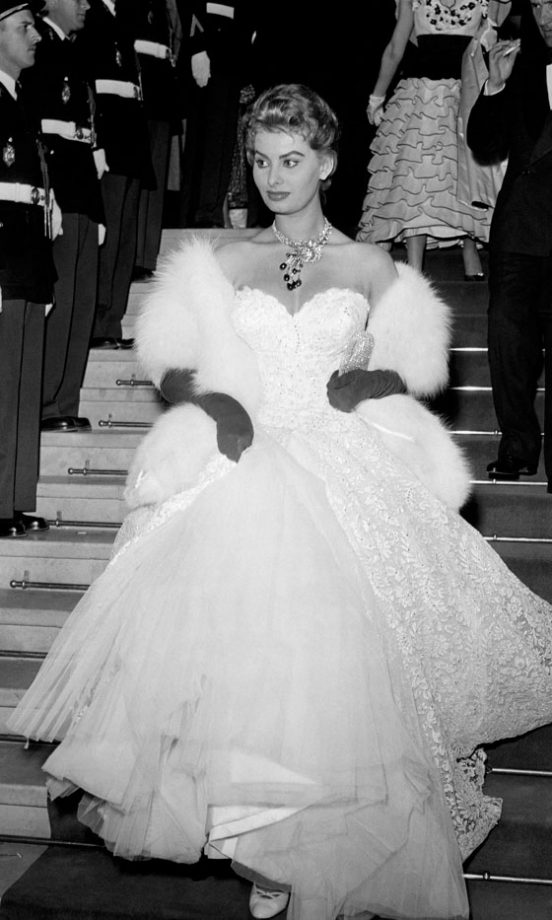 Sophia Loren At Cannes Film Festival, 1955
