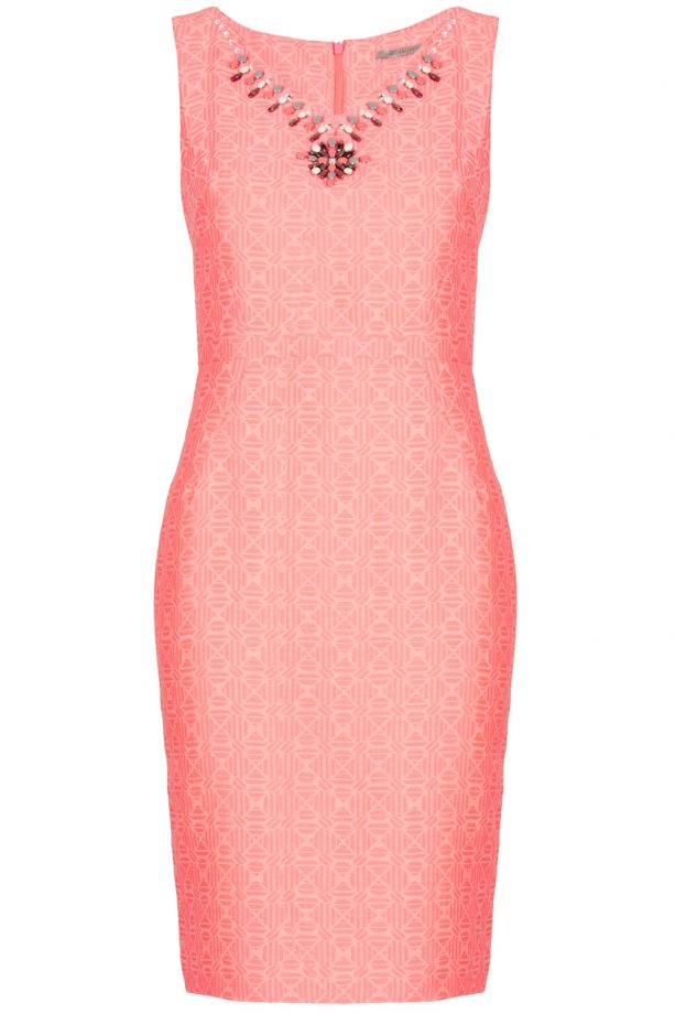 M&S Jacquard Embellished Shift Dress, £69