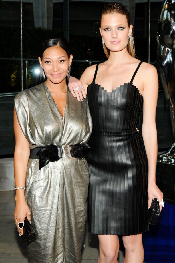 Monique Pean And Constance Jablonski At The CFDA Fashion Awards, 2014
