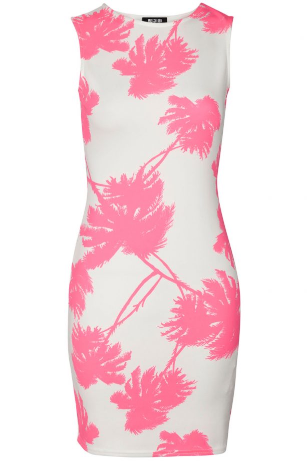 Missguided Picara Neon Palm Print Dress, £19.99