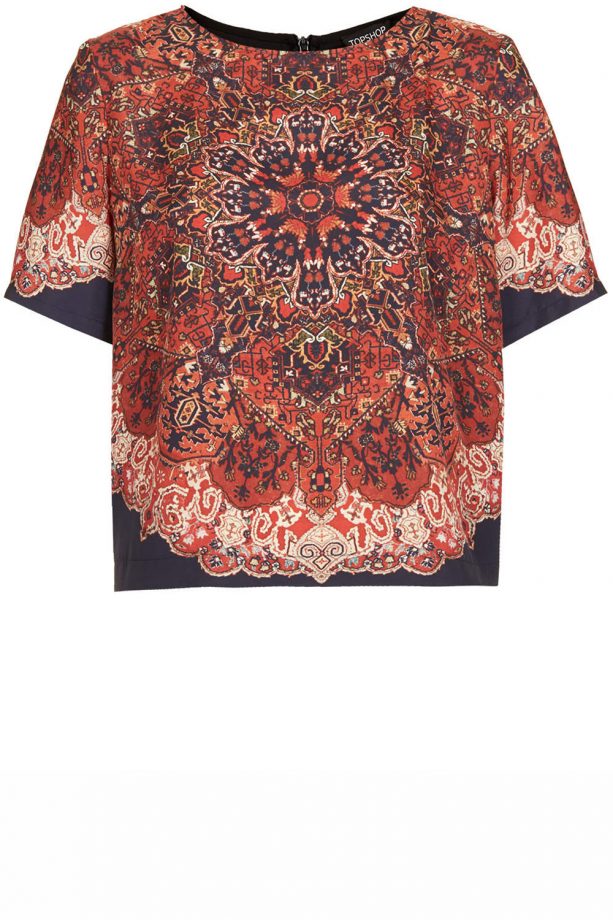 Topshop Folk Print Tee, £36