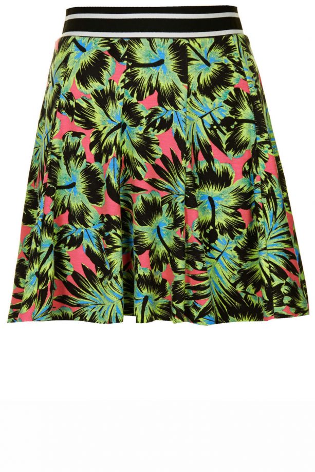 Topshop Hawaiian Flippy Skirt, £24