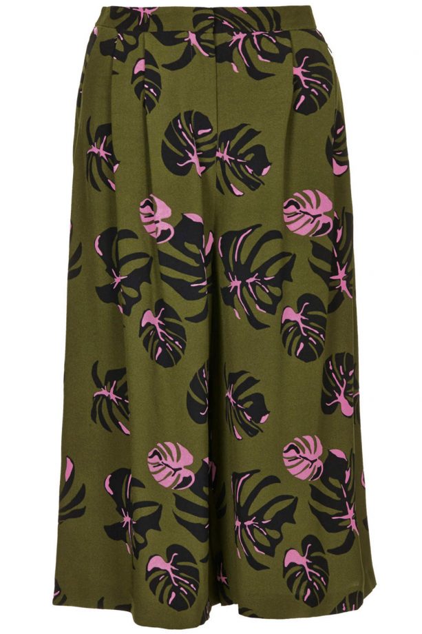 Topshop Palm Print Culottes, £40