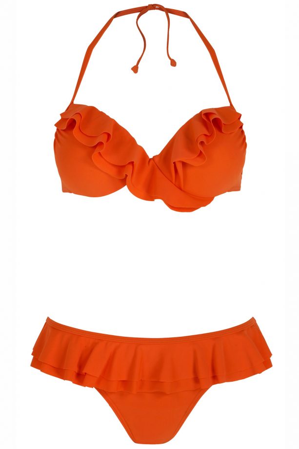 Very Resort Frill Detail Halter Bikini, £30