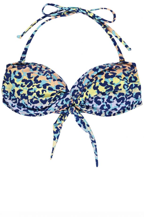 Warehouse Fluro Animal Bikini Top, £16