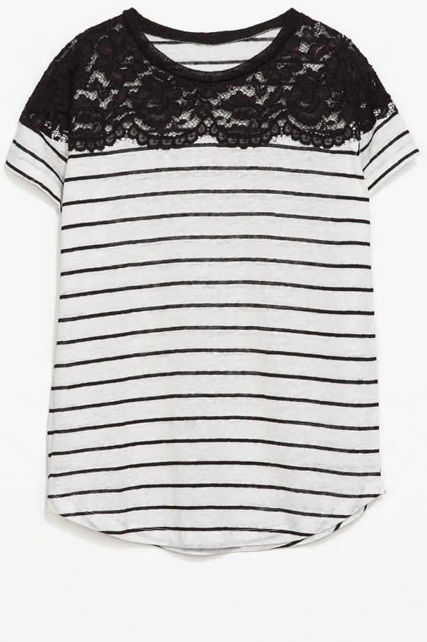 Zara Striped Linen T-Shirt, £19.99