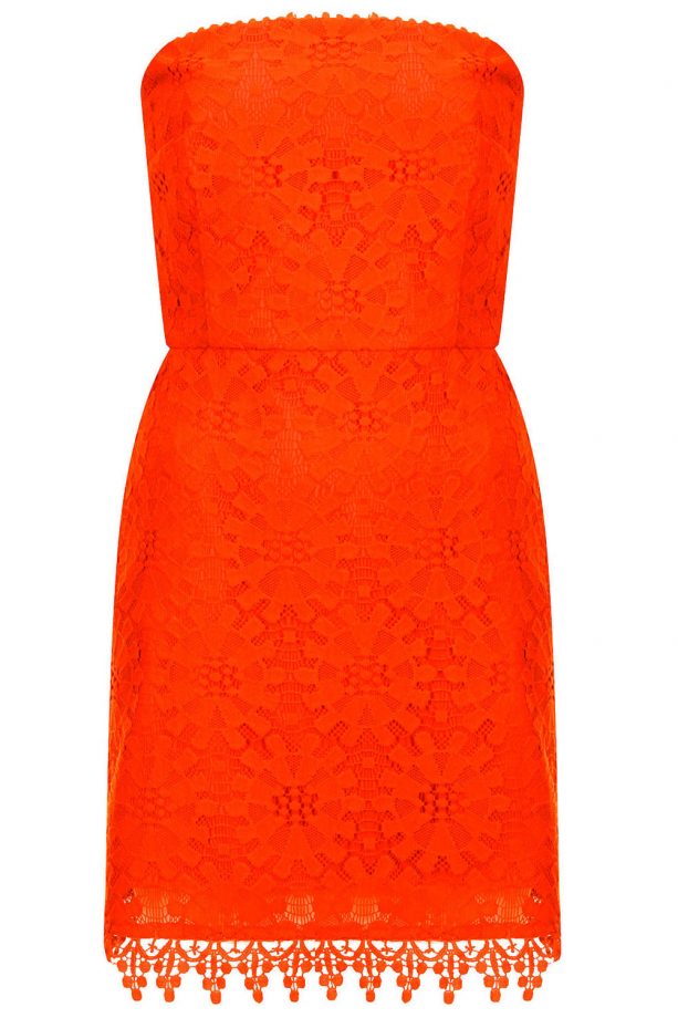 Topshop Wheel Lace Bandeau Dress, £46