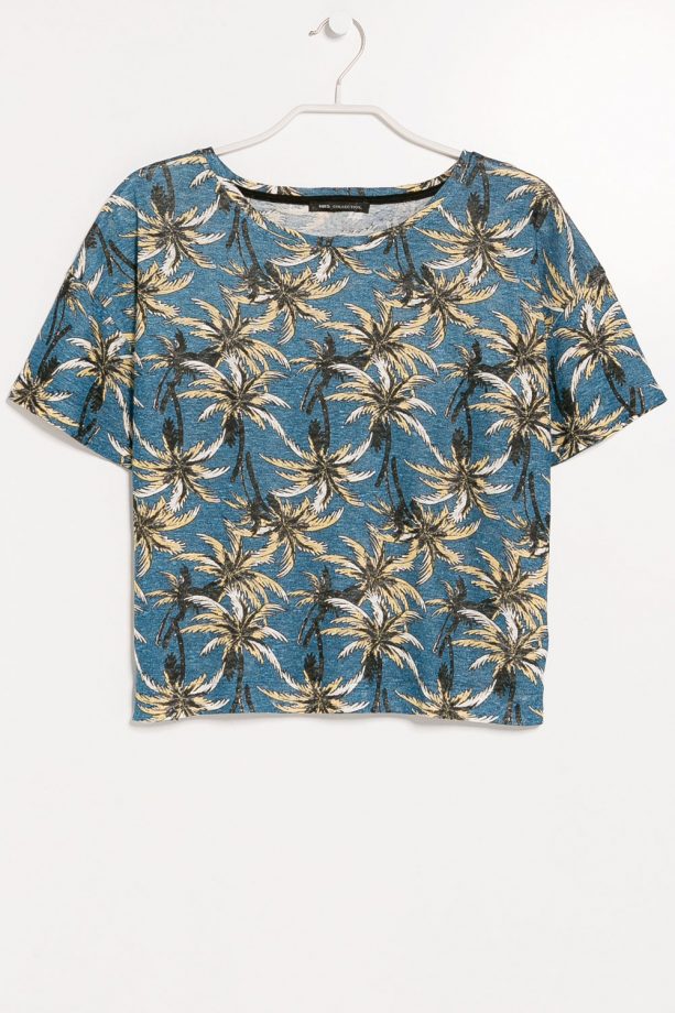 Mango Palm Linen T-Shirt, £19.99