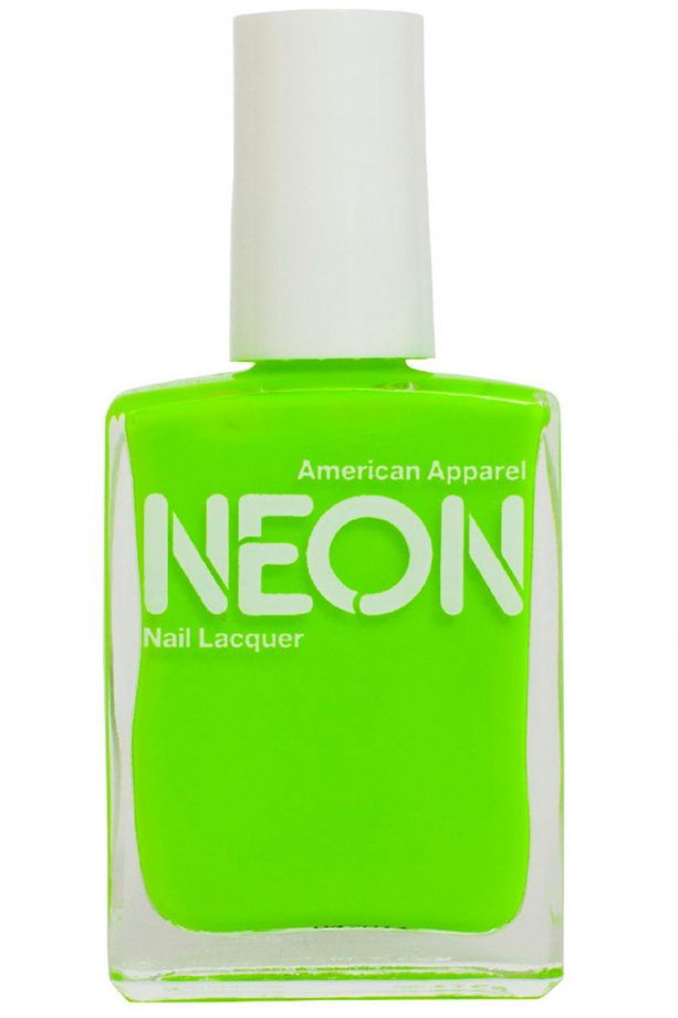 American Apparel Nail Polish In Neon Green, £9