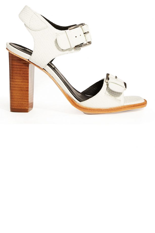 Whistles At Asos Gia Buckle Block Heeled Sandals, £185