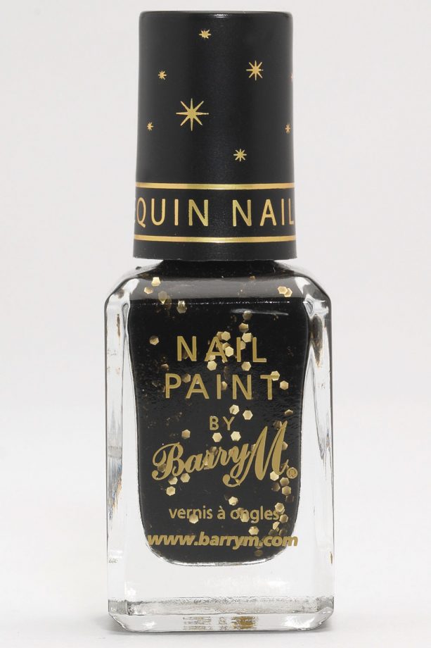 Barry M Sequin Nail Polish In Black, £3.99