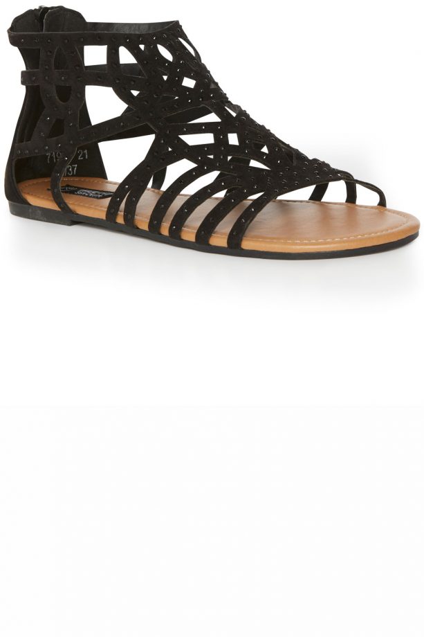 Primark High Summer 2014 Black Gem Laser Sandals, £12