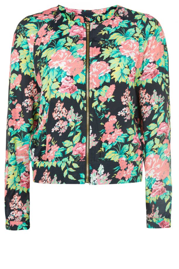Primark High Summer 2014 Bright Floral Bomber Jacket, £15