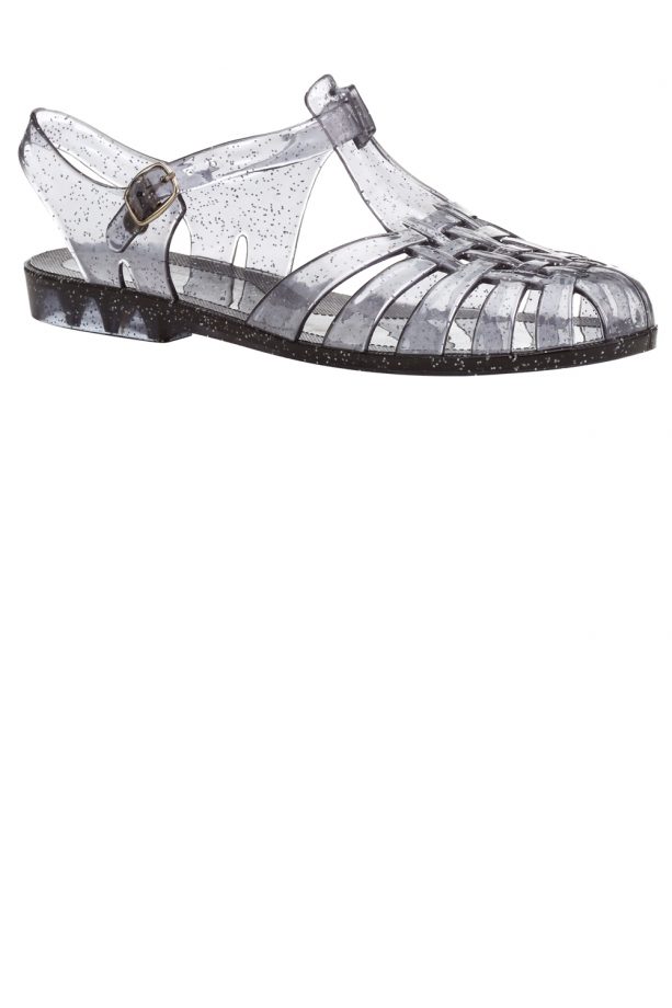 Primark High Summer 2014 Glitter Clear Jelly Shoe, £4