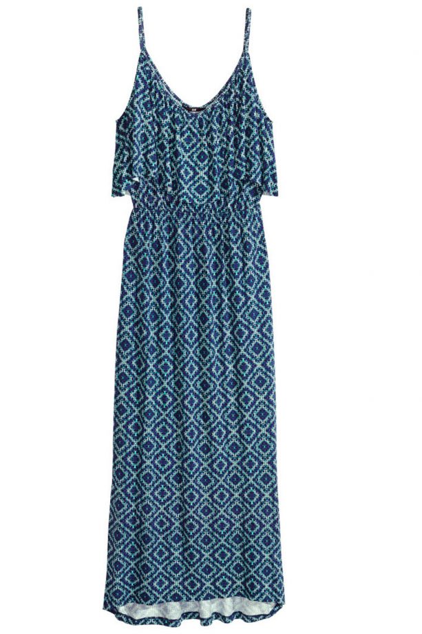 H&M Maxi Dress With Frill, £19.99