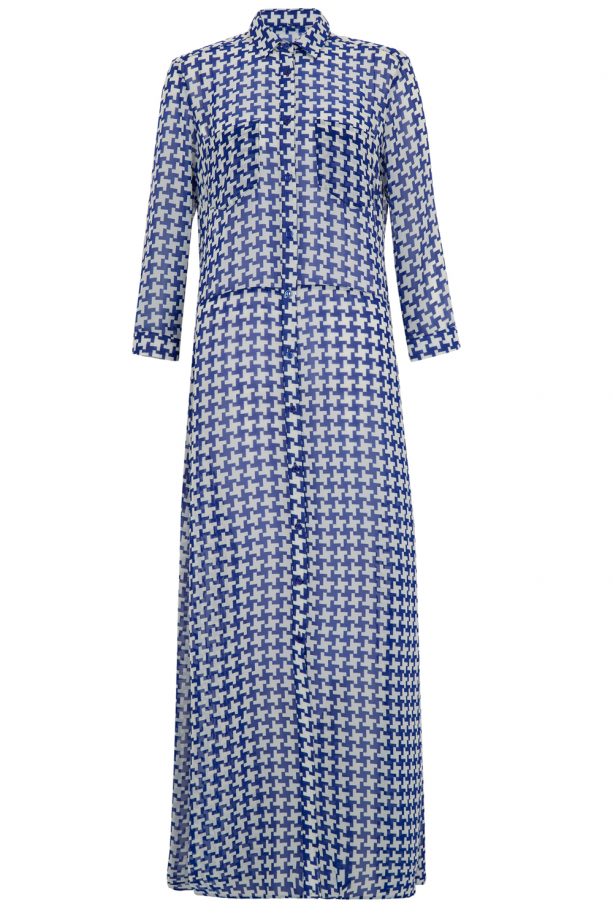 Primark High Summer 2014 Houndstooth Print Maxi Dress, £15
