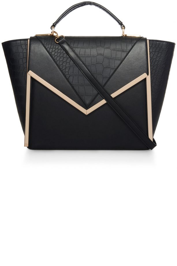 Primark Limited Edition Black Metal Large Tote Bag, £12