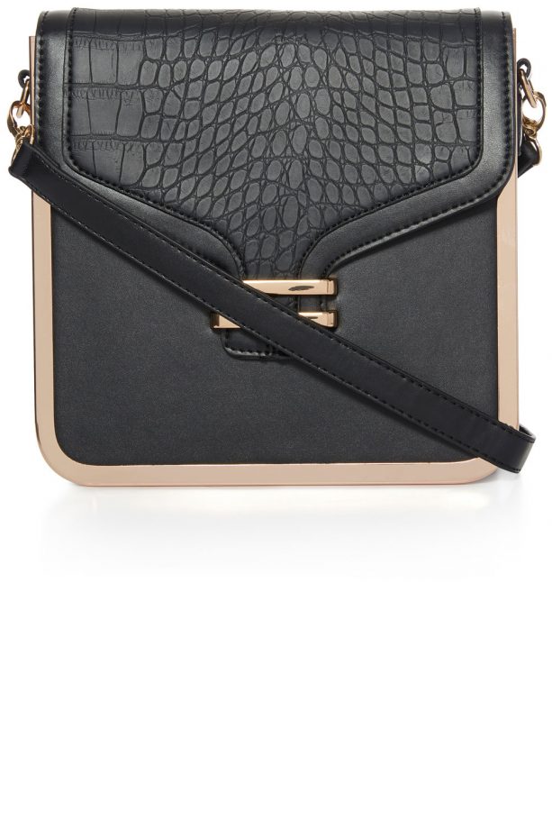 Primark Limited Edition Croc Panelled Cross Body Bag, £14