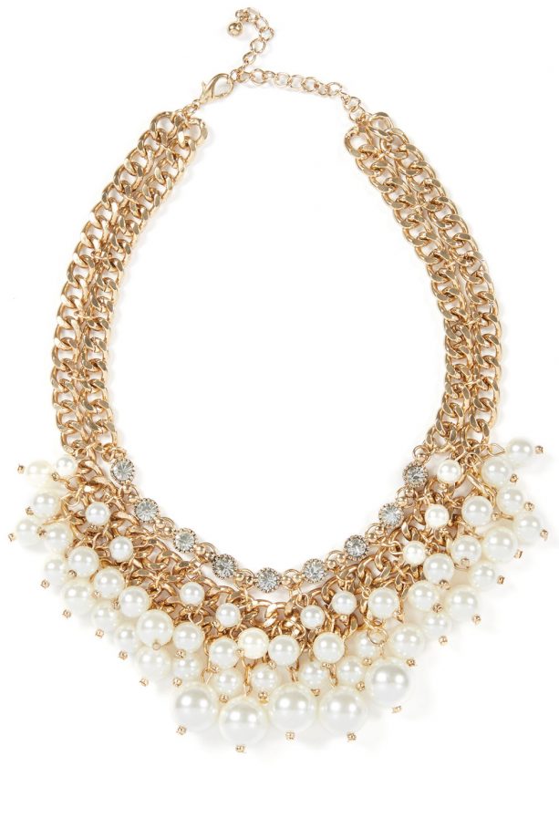 Primark Limited Edition Pearl And Cluster Necklace, £8