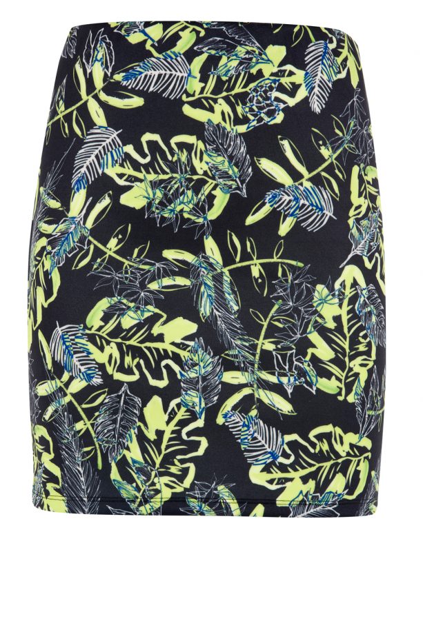 Primark High Summer 2014 Leaf Print Scuba Mini Skirt, £6
