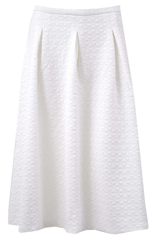 Lily Lulu Quilted Midi Skirt, £21