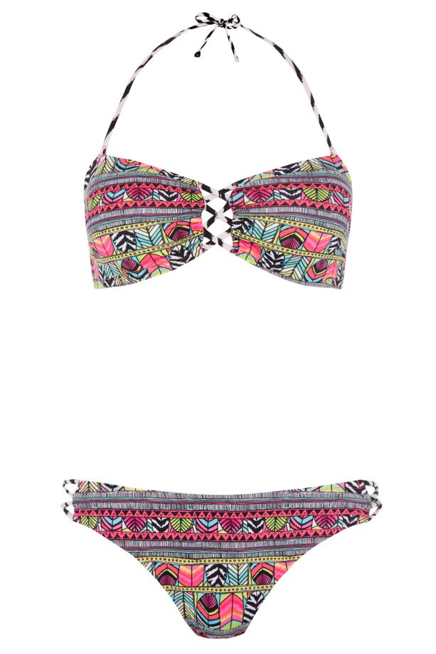 Primark High Summer 2014 Mexicano Feather Print Bikini Set, £4
