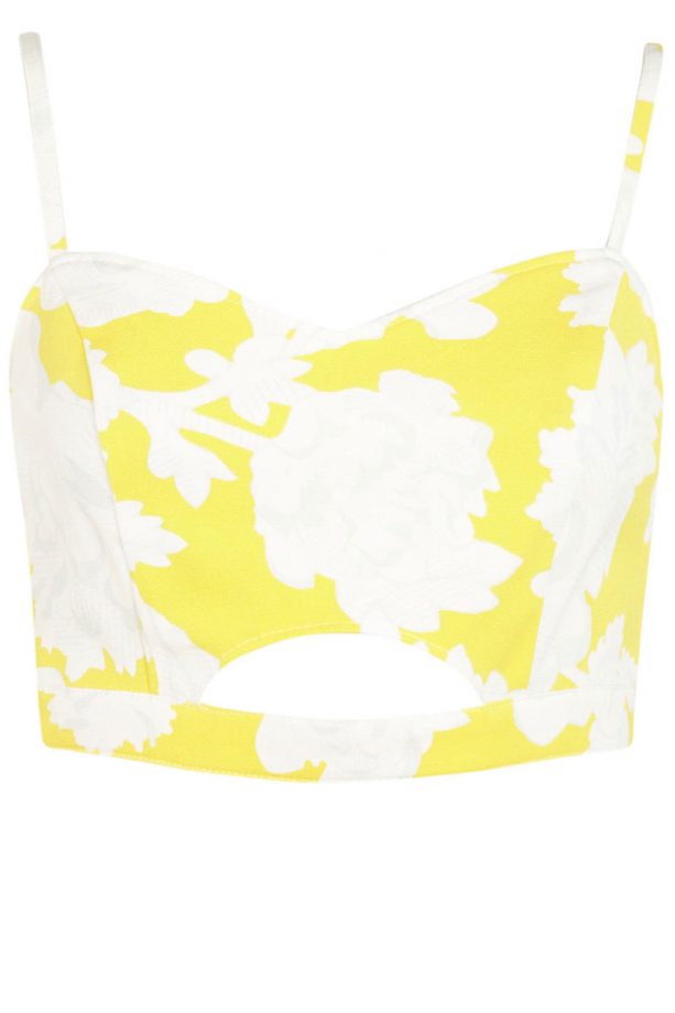 Miss Selfridge Printed Floral Bra Top, £30