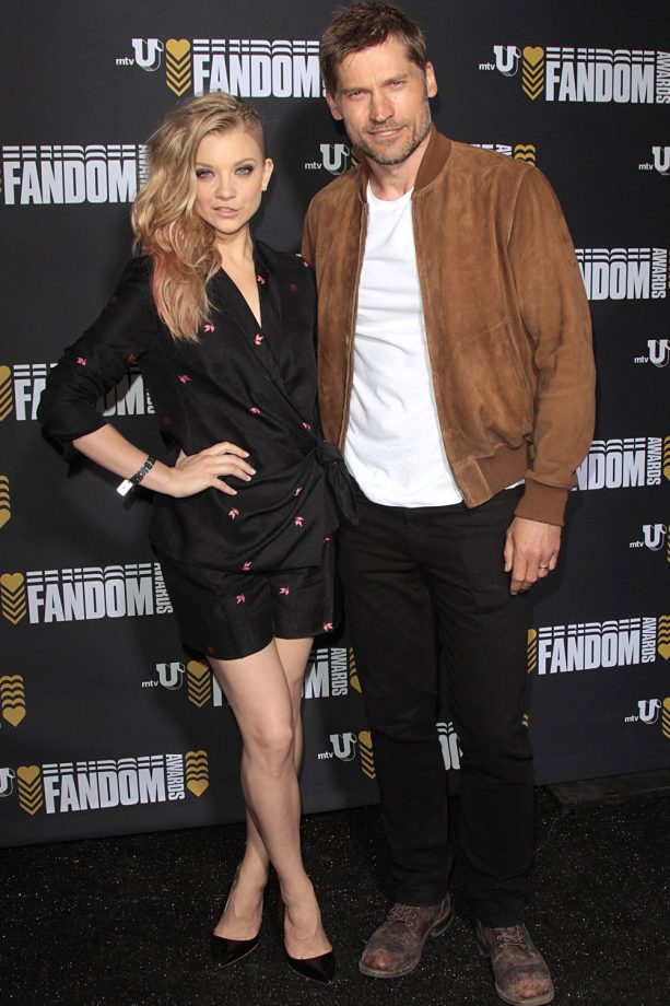 Natalie Dormer And Nikolaj Coster Waldau Attend Comic-Con, 2014