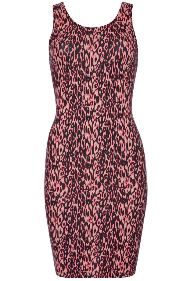 Primark High Summer 2014 Neon Animal Print Bodycon Dress, £5