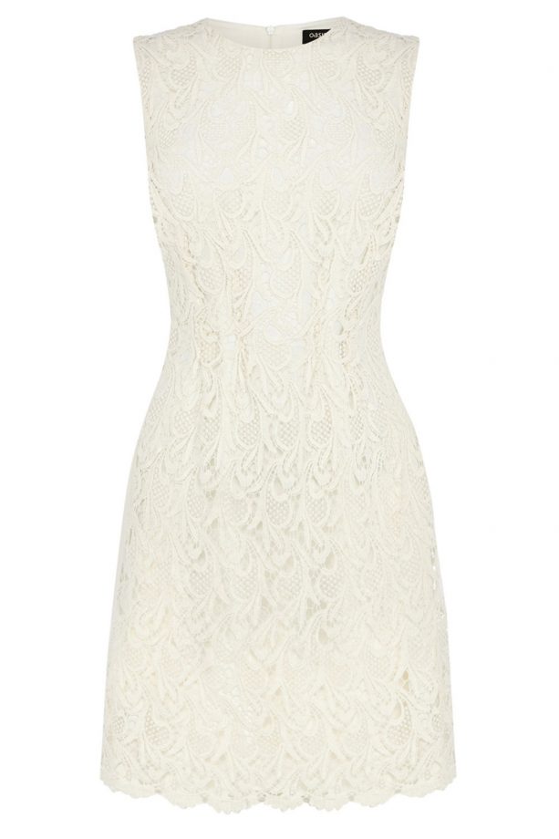 Oasis Lace Block Crepe Dress, £65