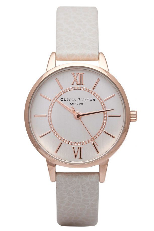 Olivia Burton Wonderland Mink And Rose Gold Watch, £65