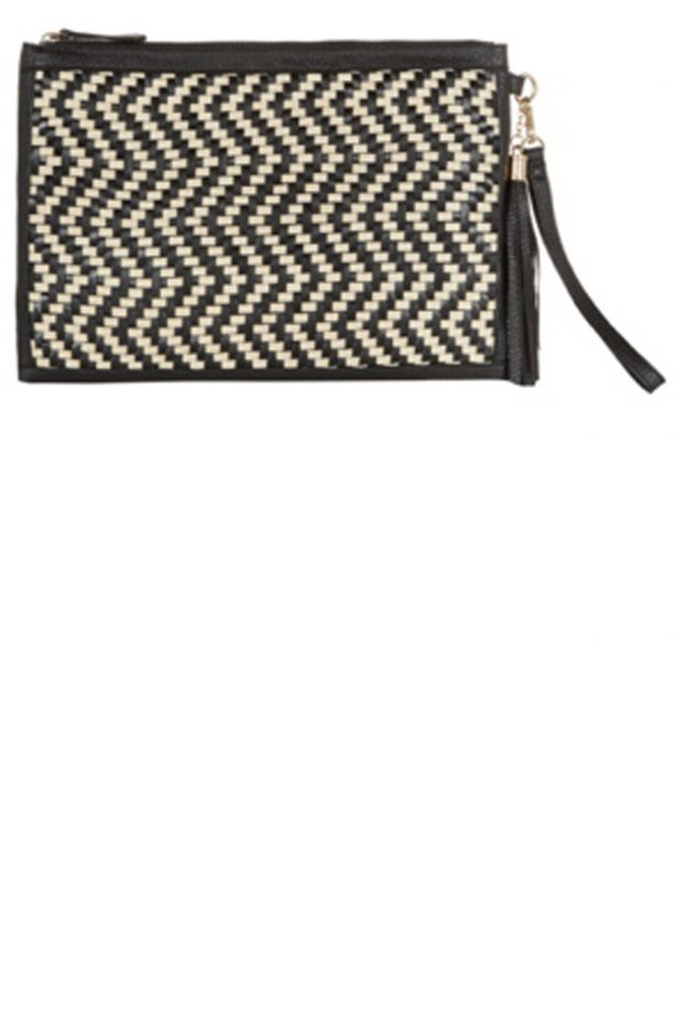 Primark High Summer 2014 PU Trim Weave Clutch, £6