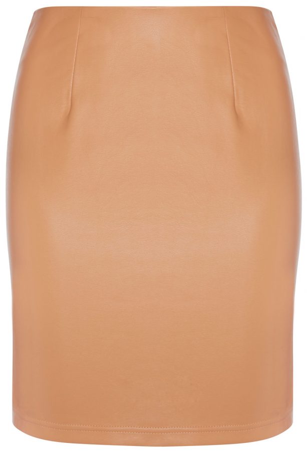 Primark High Summer 2014 Peach PU Skirt, £10