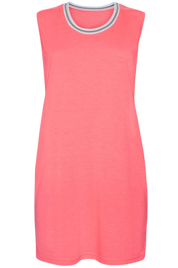 Primark High Summer 2014 Pink Rib Trim Racer Vest, £4