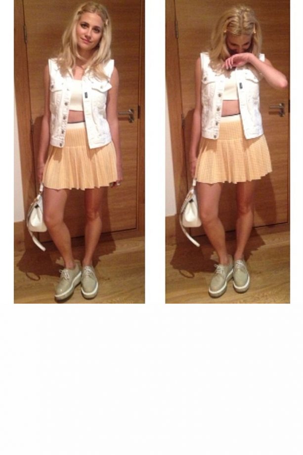 Pixie Lott Opts For High End Fashion For Wimbledon, 2014