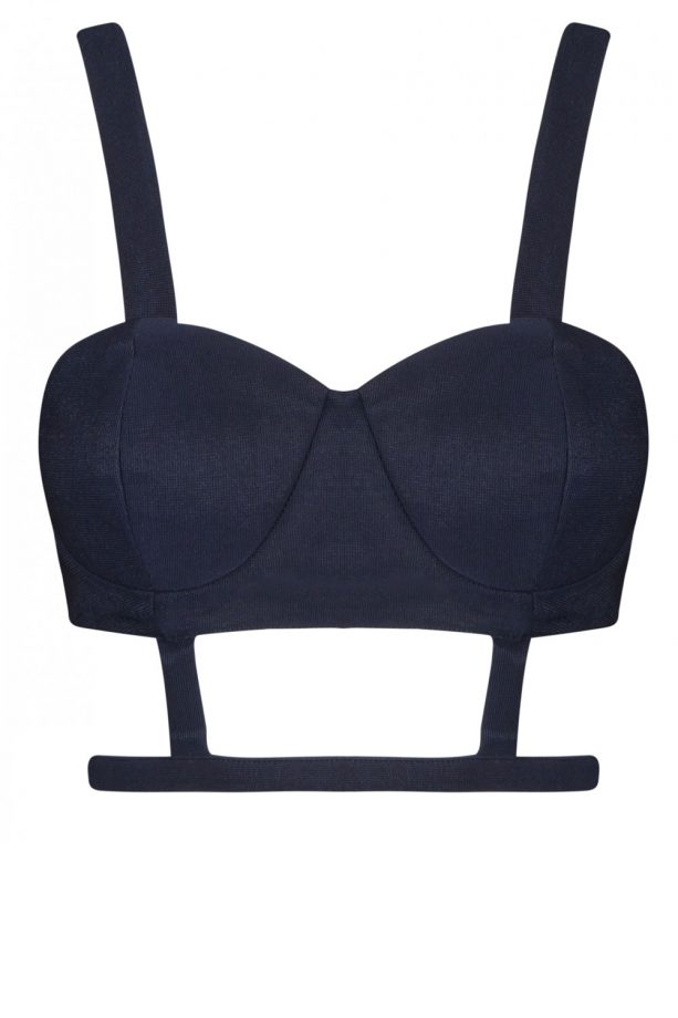 She Likes Navy Cut Out Bra Top, £16