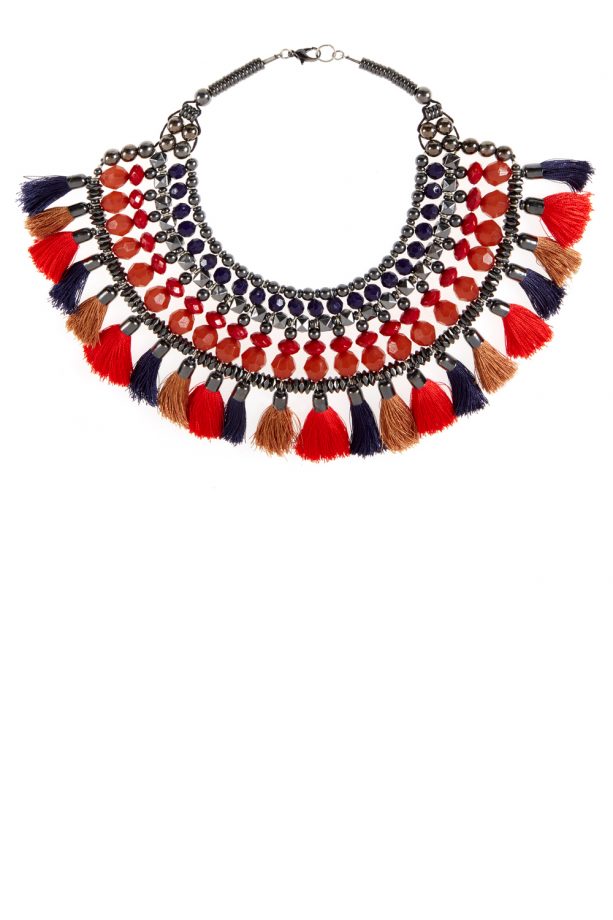 Primark High Summer 2014 Tassel Bead Collar Necklace, £6