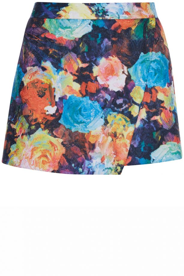 Primark High Summer 2014 Textured Painted Floral Skort, £12
