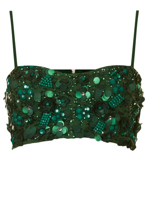 Topshop Cluster Embellished Bralet, £38
