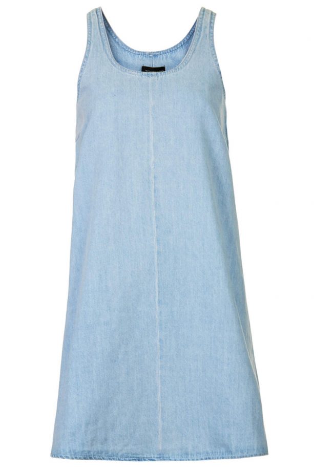 Topshop Moto Bleach Trapeze Dress, £38