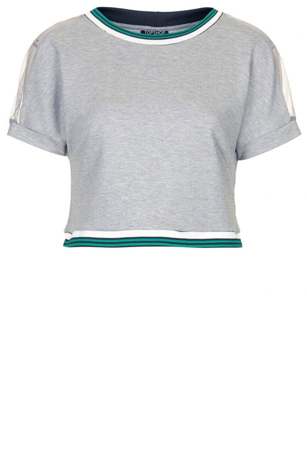 Topshop Sporty Rib Tee, £22