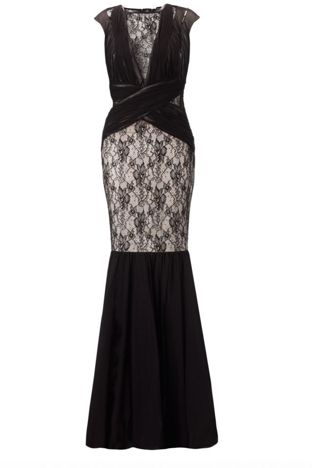 Lipsy Lucy Watson VIP Lace Fishtail Maxi Dress, £150